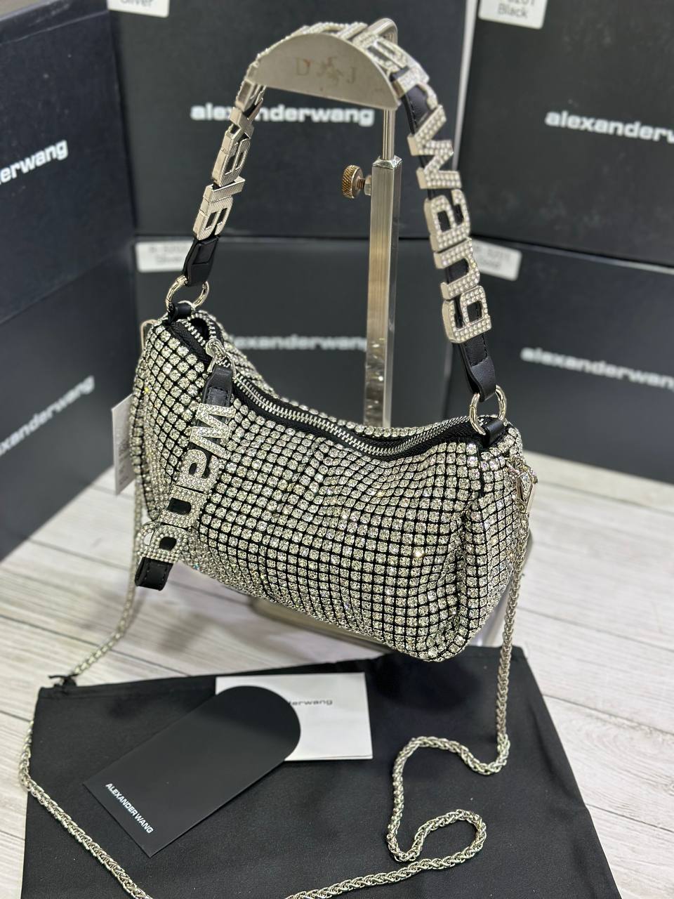 کیف زنانه الکساندر وانگ همراه جعبه، کارت و کاور اصلی (Alexander Wang)