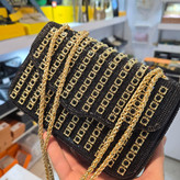 کیف مجلسی زنانه نگیندار سایز 21×14 با طراحی لوکس و مناسب مهمانی و مراسم