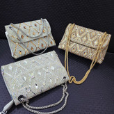 کیف مجلسی زنانه نگیندار سایز 21×13 با طراحی لوکس و مناسب مهمانی و مراسم